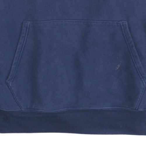 Champion Men's Blue Pullover Hoodie M Classic Reverse Weave