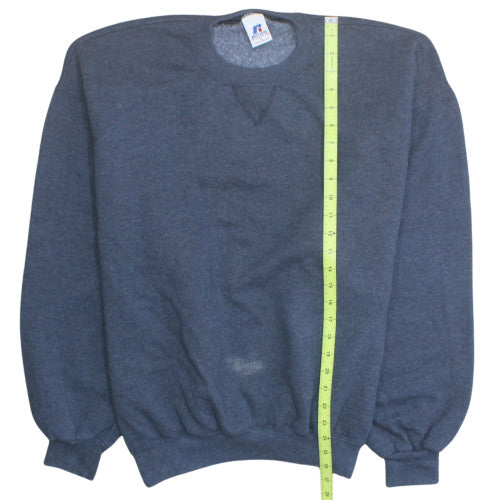 Russell Athletic Men's Blue Pullover Fleece Sweatshirt Size L