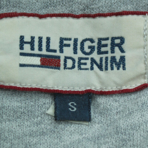 Tommy Hilfiger Men’s Grey Full Zip Hoodie Size S Classic Style