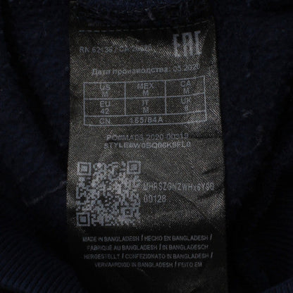 Guess Womens Navy Blue Medium Pullover Sweatshirt Crew Neck Logo