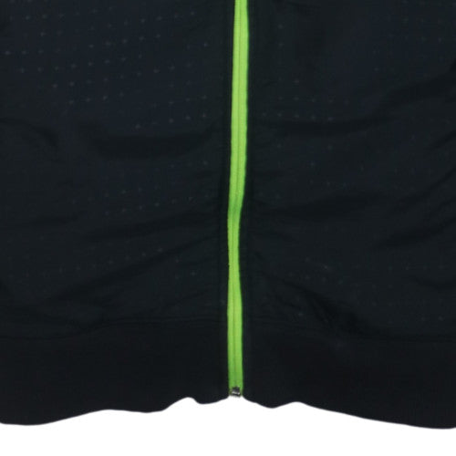 Nike Men's Black Full Zip Sports Hoodie Size L Lightweight Fleece