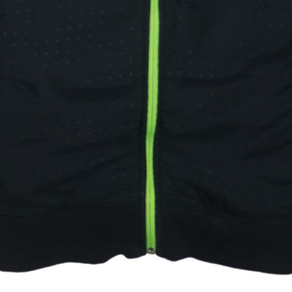 Nike Men's Black Full Zip Sports Hoodie Size L Lightweight Fleece