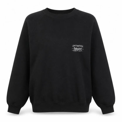 Levi's Women's Black Small Crew Neck Pullover Sweatshirt