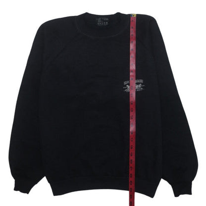 Levi's Women's Black Small Crew Neck Pullover Sweatshirt