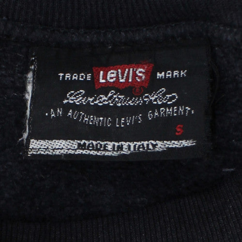 Levi's Women's Black Small Crew Neck Pullover Sweatshirt