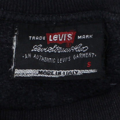 Levi's Women's Black Small Crew Neck Pullover Sweatshirt
