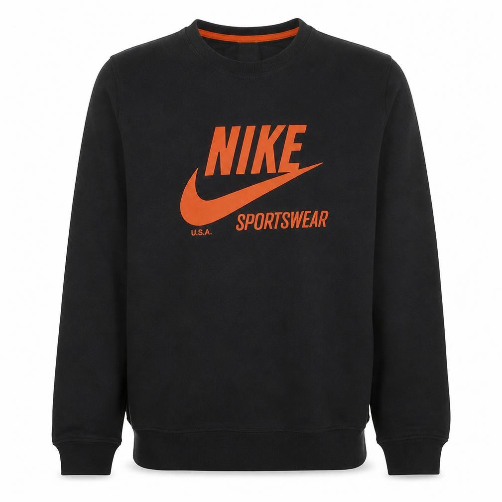 Nike Men's Black XL Pullover Sports Logo Sweatshirt