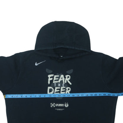 Nike Men's Black XL Pullover Hoodie Fear The Deer Basketball Sportswear