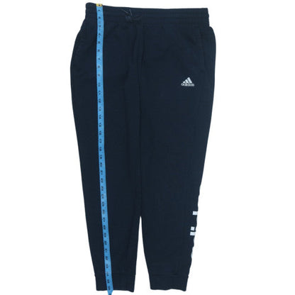 Adidas Women’s Black Jogger Trousers S Cotton Fleece Sportswear