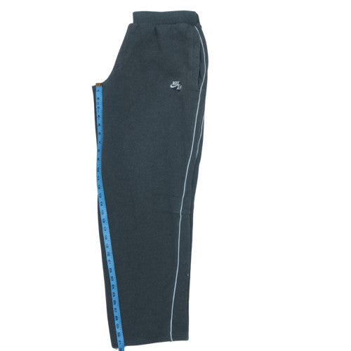 Nike Air Men's Black Fleece Sweatpants L Regular Fit Casual Trousers