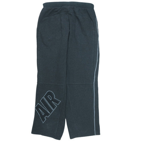 Nike Air Men's Black Fleece Sweatpants L Regular Fit Casual Trousers