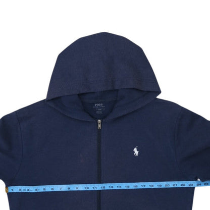 Ralph Lauren Men's Blue Full Zip Hoodie Size L