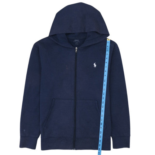 Ralph Lauren Men's Blue Full Zip Hoodie Size L