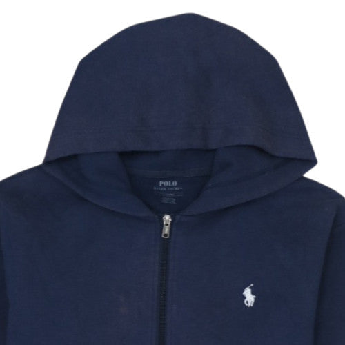 Ralph Lauren Men's Blue Full Zip Hoodie Size L