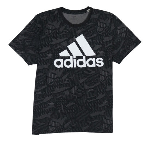 Adidas Men’s Black Camouflage Logo T-Shirt Size M Regular Fit