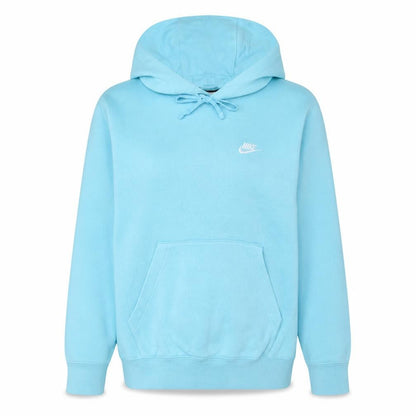 Nike Womens Blue Pullover Hoodie XS Cotton Blend Hooded Sweatshirt