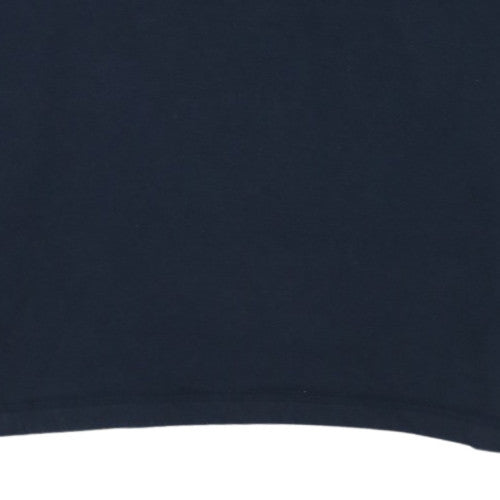 Reebok Mens Blue XL 1/4 Zip Fleece Sweatshirt Pullover