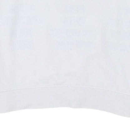 Nike Men's White Graphic Pullover Sweatshirt M Regular Fit