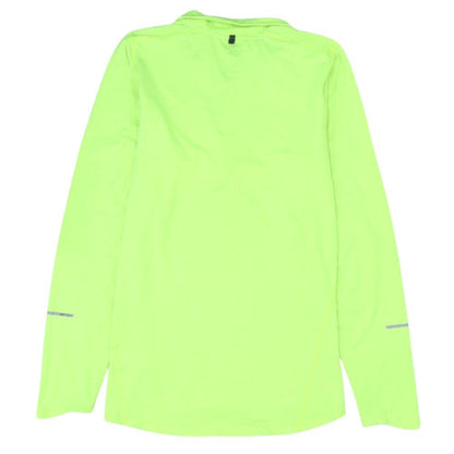 Nike Men's Green Dri-Fit 1/4 Zip Long Sleeve Athletic Sweatshirt M