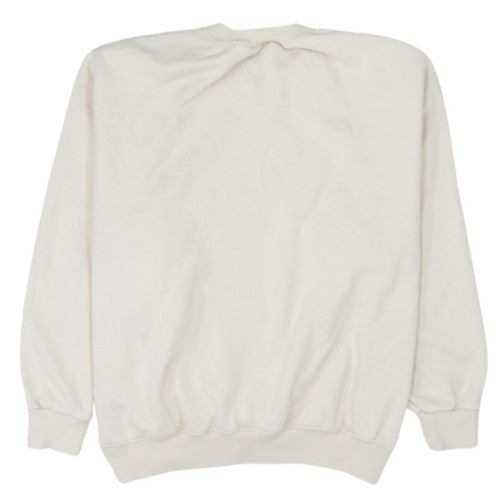Pull & Bear Teens Beige NYC Graphic Pullover Sweatshirt M