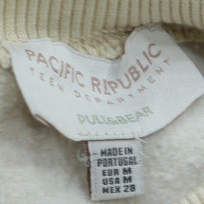 Pull & Bear Teens Beige NYC Graphic Pullover Sweatshirt M