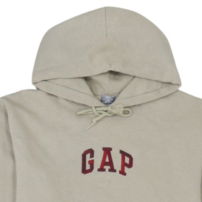 GAP Womens Beige Pullover Hoodie Large Cotton Blend Casual