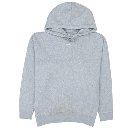 Nike Women's Grey Pullover Hoodie Small Cotton Blend Sportswear