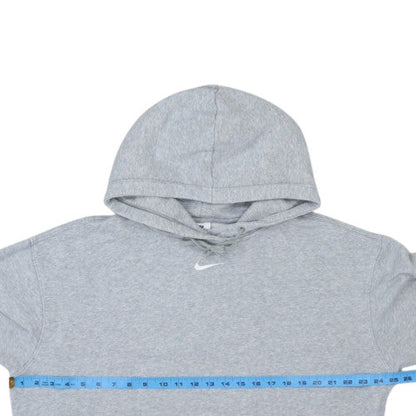 Nike Women's Grey Pullover Hoodie Small Cotton Blend Sportswear