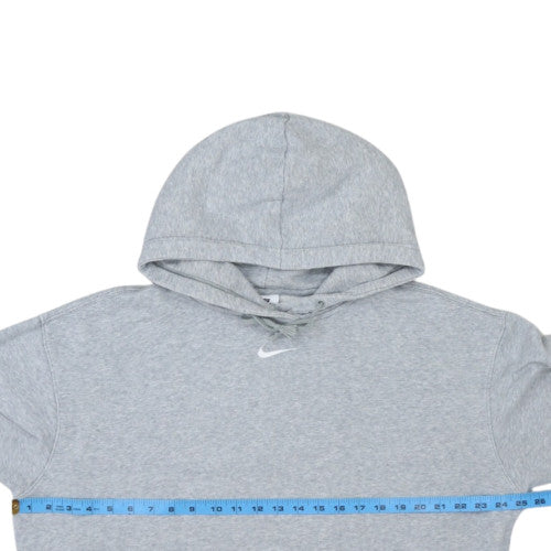 Nike Women's Grey Pullover Hoodie Small Cotton Blend Sportswear