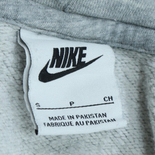 Nike Women's Grey Pullover Hoodie Small Cotton Blend Sportswear