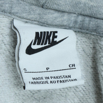 Nike Women's Grey Pullover Hoodie Small Cotton Blend Sportswear