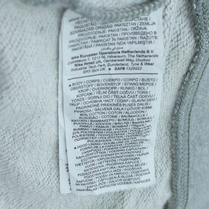 Nike Women's Grey Pullover Hoodie Small Cotton Blend Sportswear