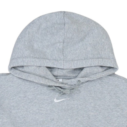 Nike Women's Grey Pullover Hoodie Small Cotton Blend Sportswear