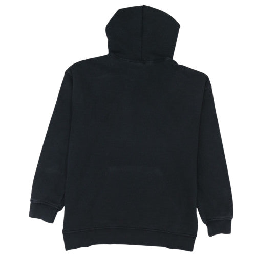 Adidas Womens Black Pullover Hoodie Size 16 Logo Graphic Hooded Sweatshirt