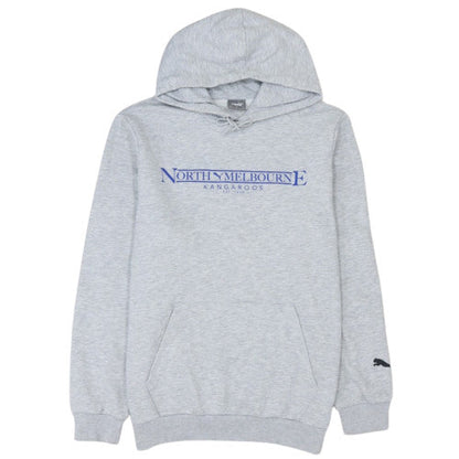 Puma Men’s Grey North Melbourne Pullover Hoodie Size L