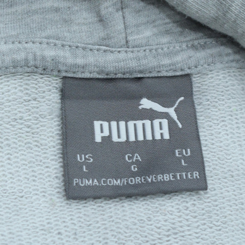 Puma Men’s Grey North Melbourne Pullover Hoodie Size L