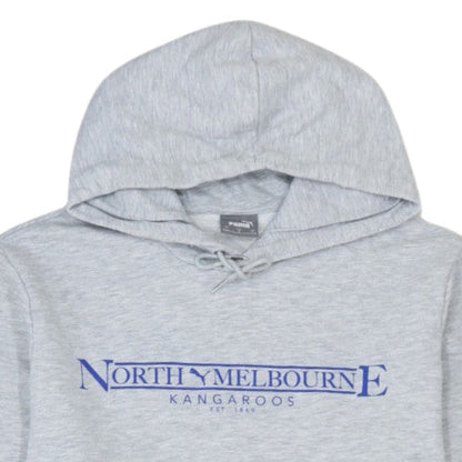Puma Men’s Grey North Melbourne Pullover Hoodie Size L