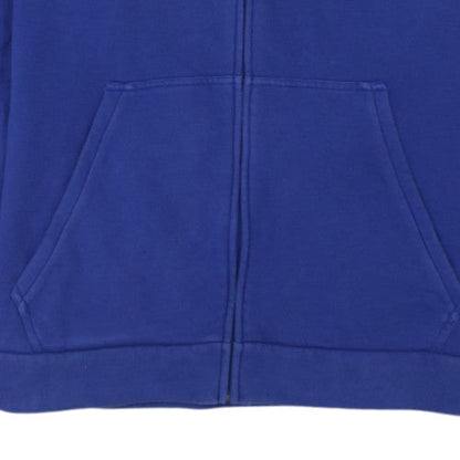 Adidas Women Blue Full Zip Hoodie XL Cotton Blend Casual