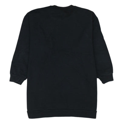 Adidas Womens Black Long Sleeve Crew Neck Pullover Sweatshirt Size M