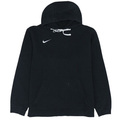 Nike Men's Black XL Pullover Hoodie with Logo and Pockets