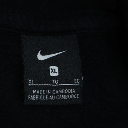 Nike Men's Black XL Pullover Hoodie with Logo and Pockets