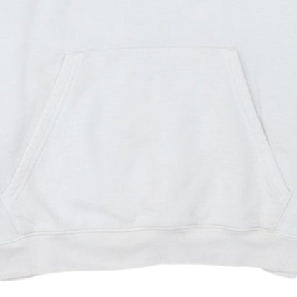 Adidas Women’s White Pullover Hoodie L Sports Club Graphic Cotton Blend