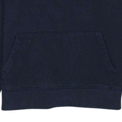 Tommy Hilfiger Men Navy Blue L Pullover Hoodie with Logo Print
