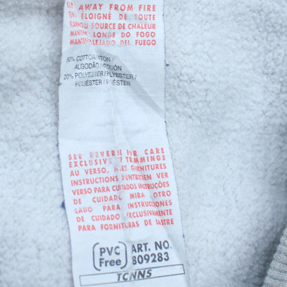 Puma Men's Grey Hoodie Large Pullover Logo Cotton Blend Casual