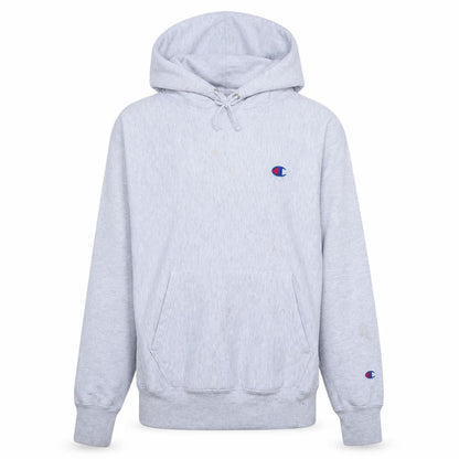 Champion Men's Grey Reverse Weave Pullover Hoodie Size S