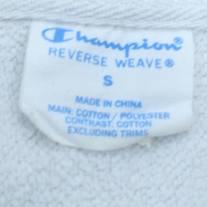 Champion Men's Grey Reverse Weave Pullover Hoodie Size S