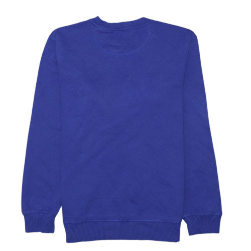 Timberland Women Purple Crew Neck Pullover Sweatshirt M Cotton Blend