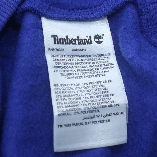 Timberland Women Purple Crew Neck Pullover Sweatshirt M Cotton Blend