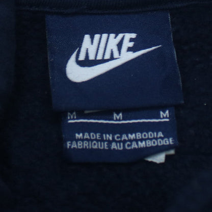 Nike Men's Blue Pullover Hoodie Size M Regular Fit Fleece Sweatshirt