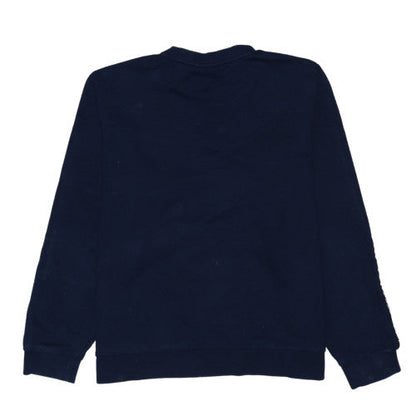 Lacoste Men's Blue Logo Tape Crew Neck Sweatshirt Size L